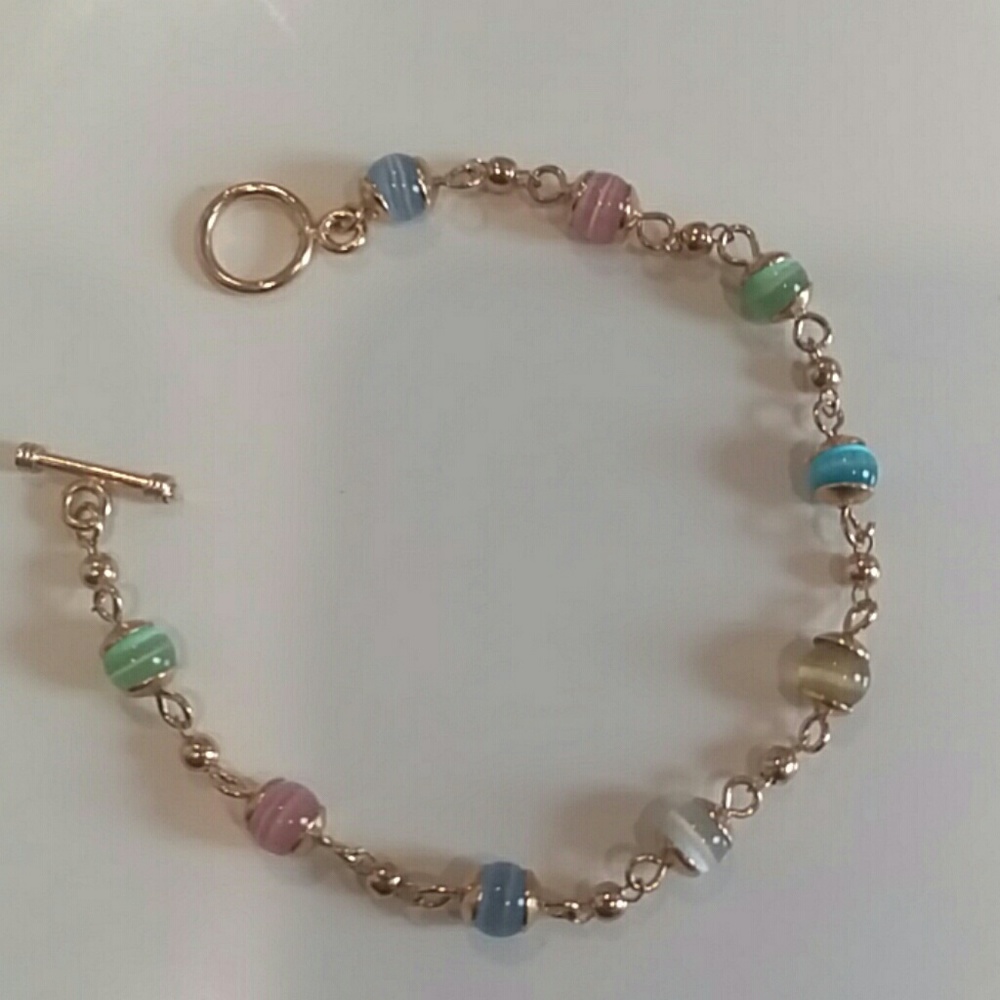 Brand New Multicolor Gold Bracelet